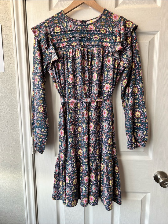 Boden Dresses & Skirts - Boden Floral Ruffle Trim Dress US4 EUC